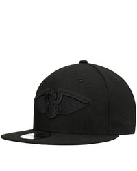 New Era New Orleans Pelicans Black On Black 9fifty Snapback Hat At Nordstrom