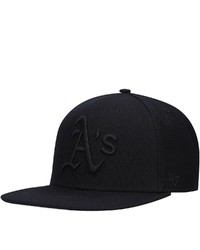 '47 Oakland Athletics Black On Black Captain Snapback Hat At Nordstrom