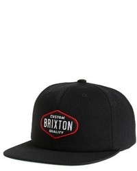 Brixton Oakland Snapback Cap Grey
