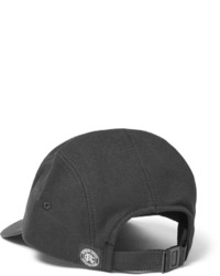 Panelled Shell And Cotton Baseball Cap