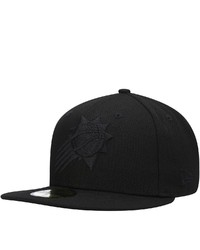 New Era Phoenix Suns Black On Black 59fifty Fitted Hat At Nordstrom