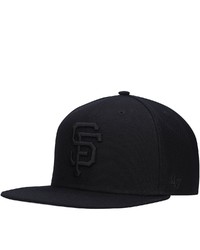 '47 San Francisco Giants Black On Black Captain Snapback Hat At Nordstrom