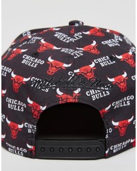 Mitchell & Ness Snapback Cap Mono Logo Chicago Bulls