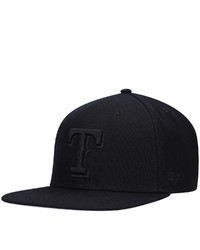 '47 Texas Rangers Black On Black Captain Snapback Hat At Nordstrom
