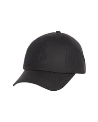 Barbour Waxed Cotton Baseball Cap In Blackwinter Red At Nordstrom