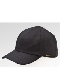 Wigens Kent Classic Wool Baseball Cap With Earflaps By Black 59