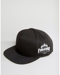 HUF X Thrasher Snapback Cap With Embroidered Side Art