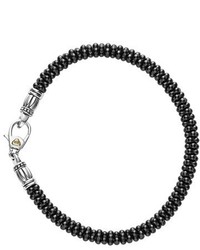Lagos Black White Caviar Bracelet