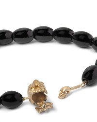 Luis Morais Glass Bead And Gold Bracelet