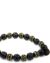 Goodwood The Amarna Bracelet In Black And Gold