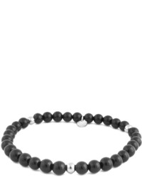 Tateossian Karma Black Onyx Bead Bracelet