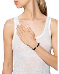 Chrome Hearts Onyx Bead Bracelet