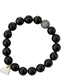 Soul Journey Black Onyx Beaded Stretch Bracelet