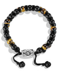 David Yurman Spiritual Beads Bracelet With Black Onyx And Tigers Eye