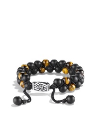 David Yurman Spiritual Beads Two Row Stone Bracelet