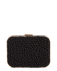 Violet Ray New York Beaded Box Clutch