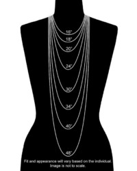 Chaps Black Beaded Necklace