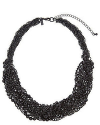 Lane Bryant Braided Chain Bead Necklace
