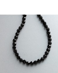 1928 Jet Tone Black Bead Necklace