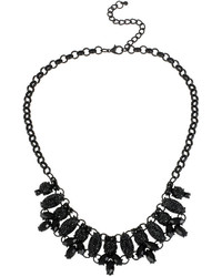 Mixit Mixit Black Caviar Bead Collar Necklace