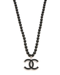 What Goes Around Comes Around Chanel Bead Cc Necklace