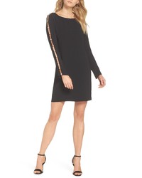 FOREST LILY Beaded Sleeve Shift Dress