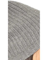 1717 Olive Cashmere Rib Slouch Beanie Hat