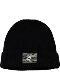 adidas Black Dallas Stars Military Appreciation Cuffed Knit Hat At Nordstrom