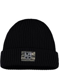 adidas Black Los Angeles Kings Military Appreciation Cuffed Knit Hat At Nordstrom