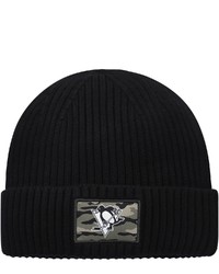 adidas Black Pittsburgh Penguins Military Appreciation Cuffed Knit Hat At Nordstrom