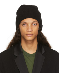 Undercover Black Ribbed Beanie
