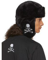 Mastermind World Black Skull Patch Aviator Hat