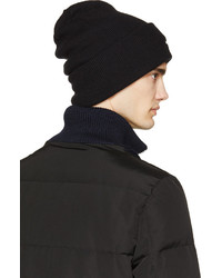 DSQUARED2 Black Slouchy Wool Beanie