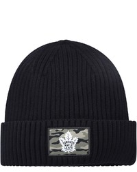adidas Black Toronto Maple Leafs Military Appreciation Cuffed Knit Hat At Nordstrom