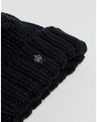French Connection Cable Knit Bobble Beanie