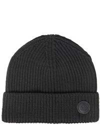 DSQUARED2 Maple Leaf Patch Wool Beanie Hat