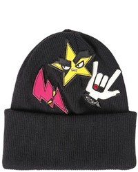 DSQUARED2 Punk Patent Patches Wool Beanie Hat