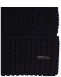 BOSS Febbo Knitted Wool Beanie Hat
