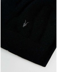 AllSaints Fen Beanie And Scarf Giftset In Lambswool Blend