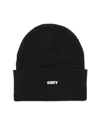 Obey Fluid Ed Beanie In Black At Nordstrom