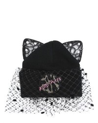Killer Pussy Lace Ears Veil Beanie Hat