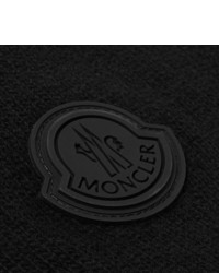 Moncler Logo Appliqud Virgin Wool Beanie