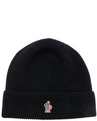 Moncler Logo Detail Wool Beanie Hat