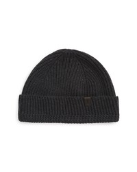 AllSaints Merino Wool Ribbed Beanie