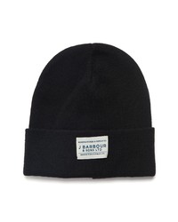 Barbour Nautic Cotton Blend Beanie In Black At Nordstrom