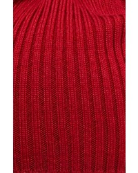 Lacoste Rib Knit Wool Beanie