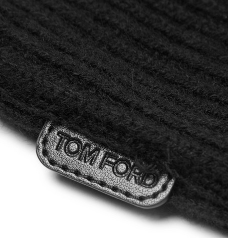 Tom Ford Ribbed Cashmere Beanie, $305 | MR PORTER | Lookastic