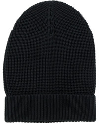 Dolce & Gabbana Ribbed Detail Beanie Hat