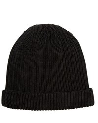 Lemaire Ribbed Knit Beanie Hat
