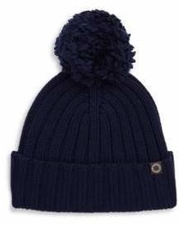 UGG Ribbed Knit Wool Blend Beanie